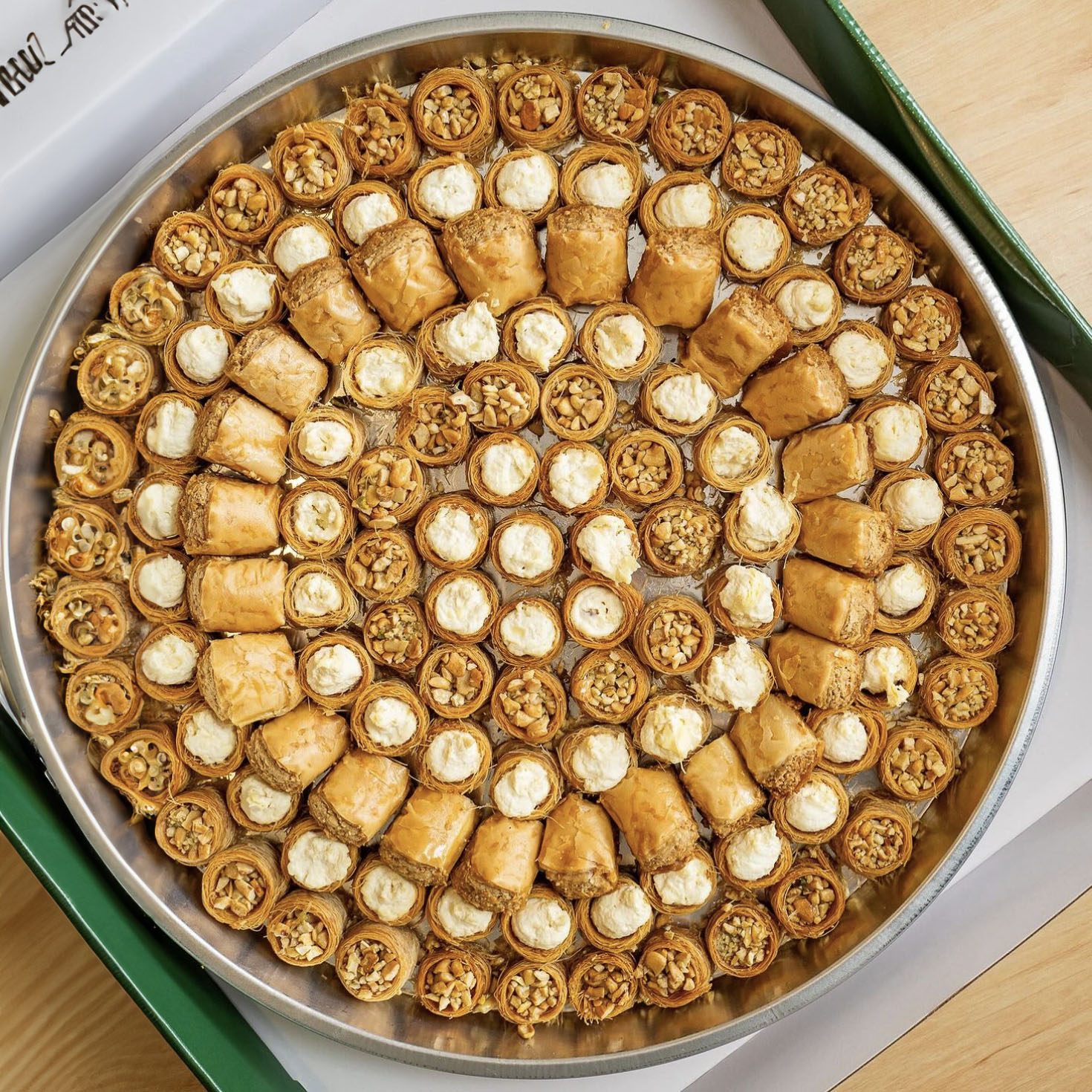 Golden Birds Nest Baklava Direct